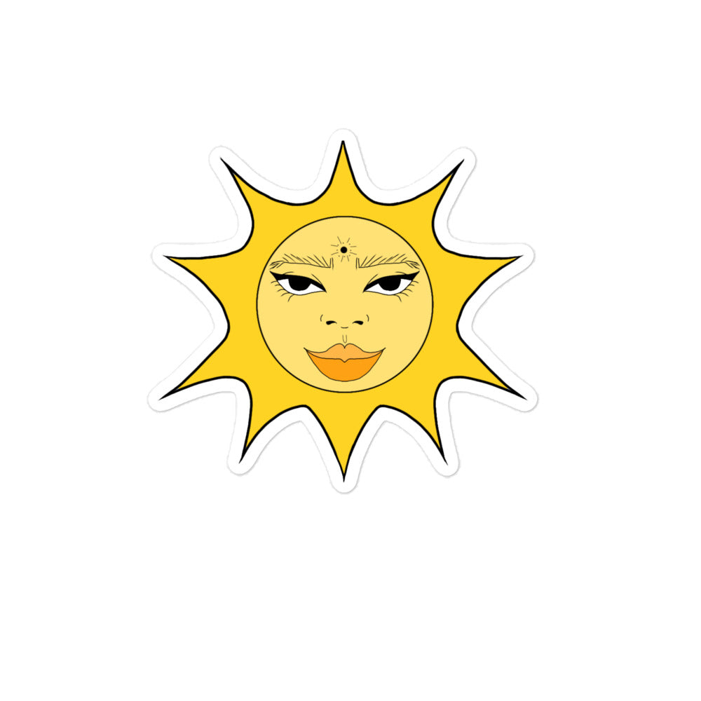 'Sun' Bubble-free stickers
