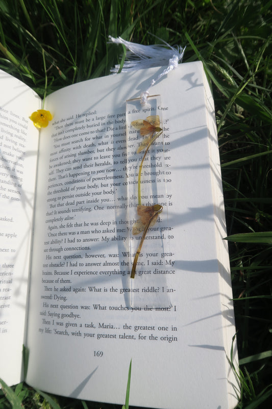 'Snowdrop' Resin Bookmark
