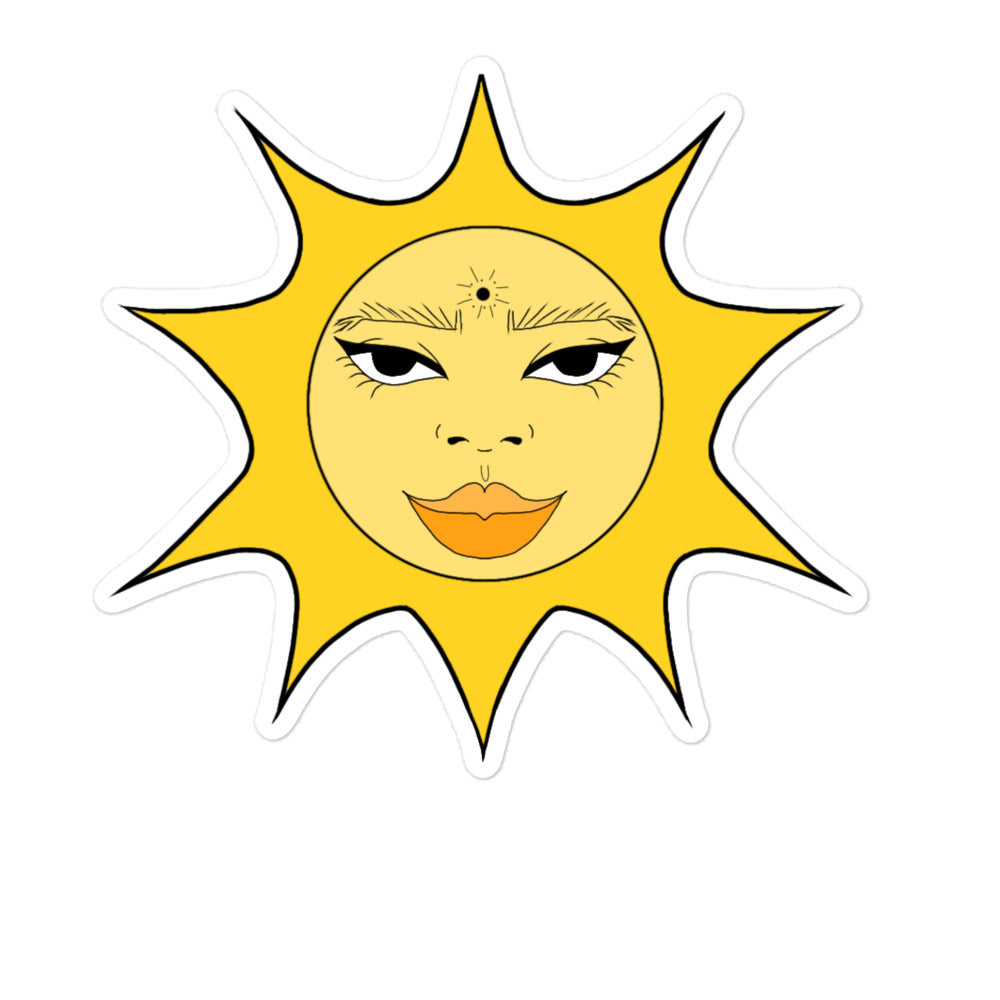'Sun' Bubble-free stickers